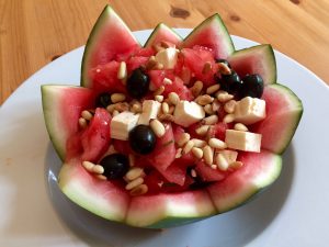 Wassermelonensalat