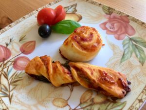 schnelle Pizzateilchen