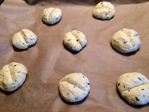 Herzhafte Scones mit Paprika Creme