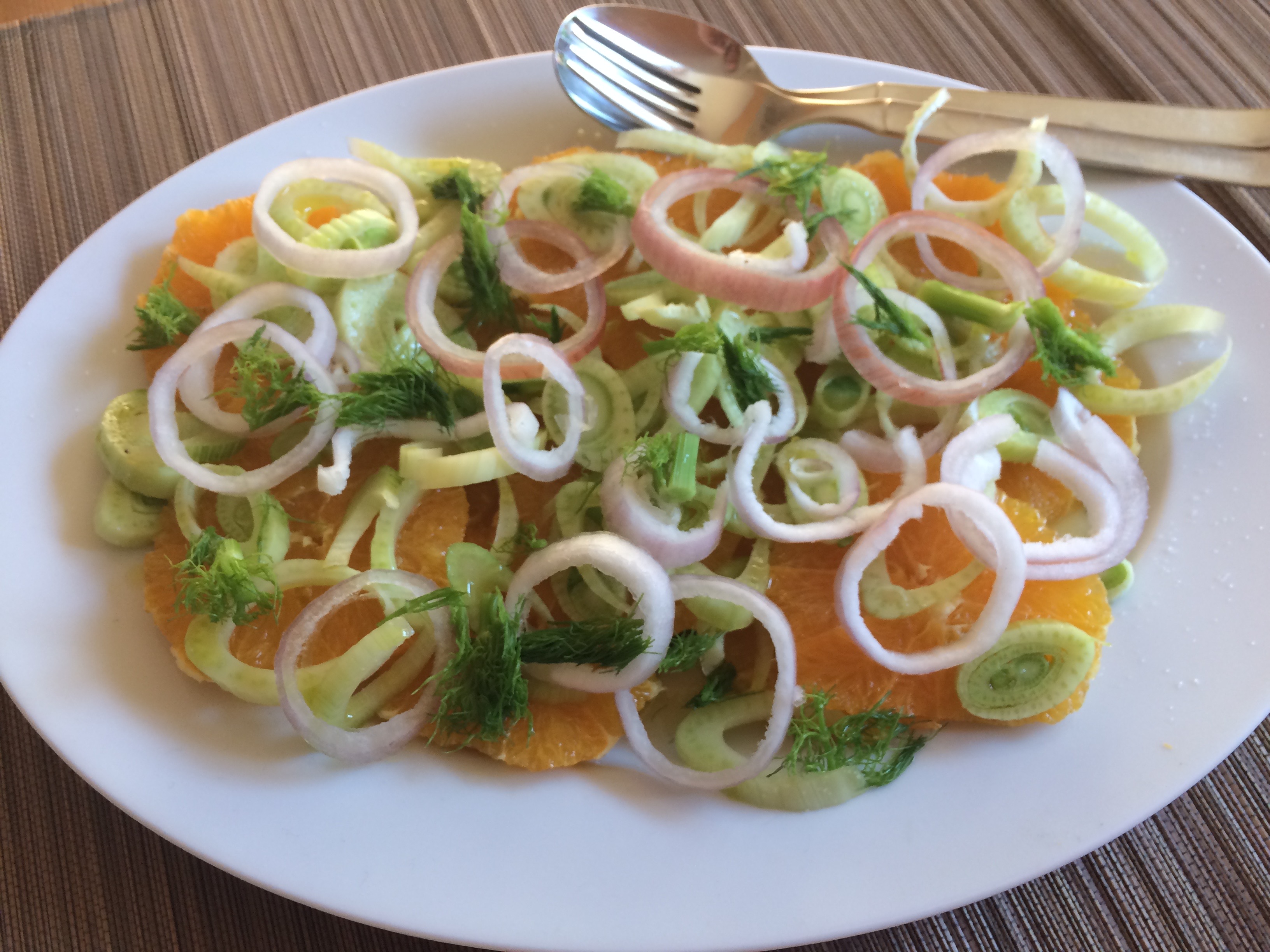 Orangen-Fenchel Salat - Was essen wir heute