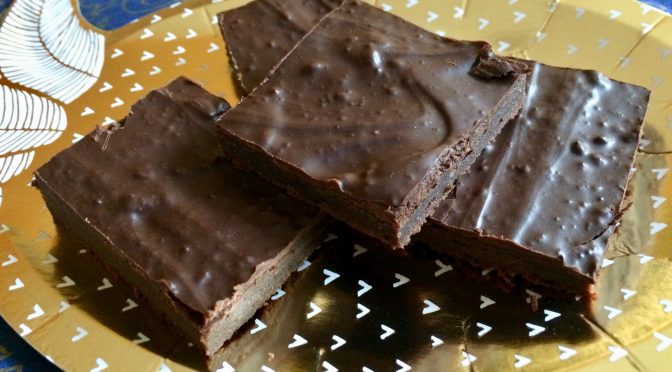 Brownies mit Süßkartoffeln und Datteln