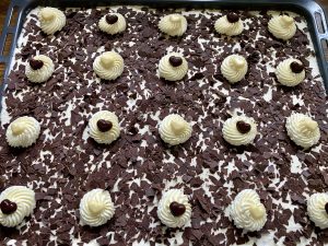 Schwarzwälder Kirsch Torte vom Blech