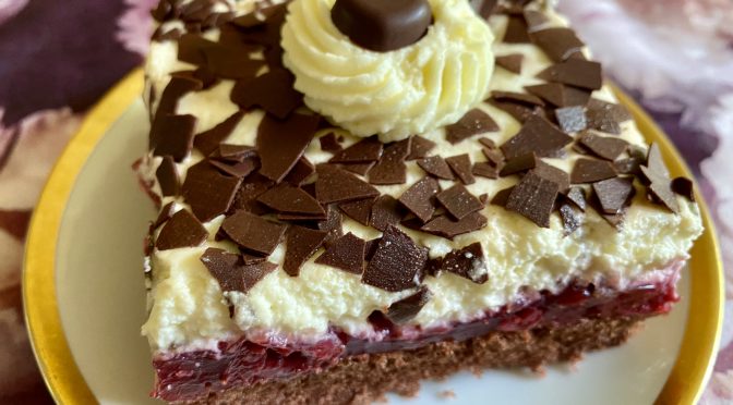 Schwarzwälder Kirsch Torte vom Blech