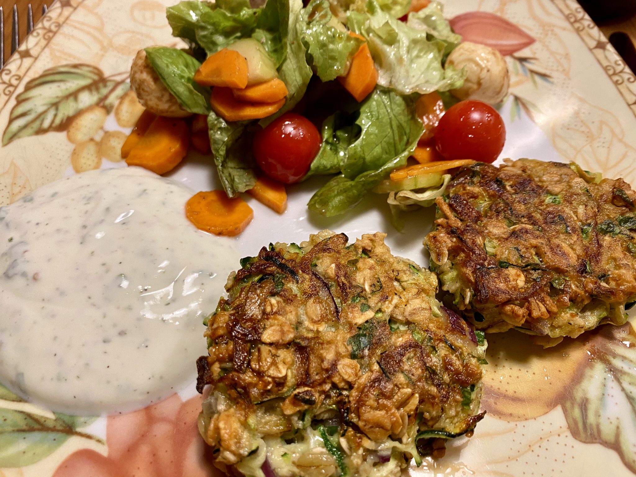 Zucchini Pflanzerl - Was essen wir heute